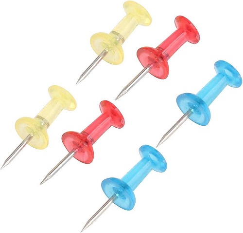 Crystal Office Pins - 50 grams