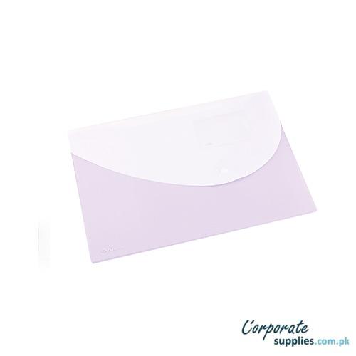 Deli 2P FILE BAG SNAP FC 5C (E5506)