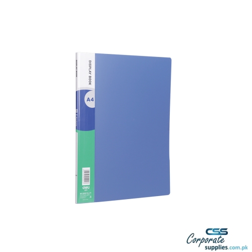 Deli A4 Size Display Book - 20 Sheets