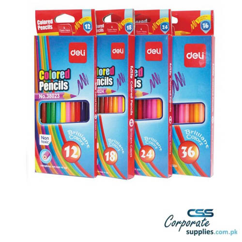 Deli Brand Colored Pencil 12 Colors Model E38023
