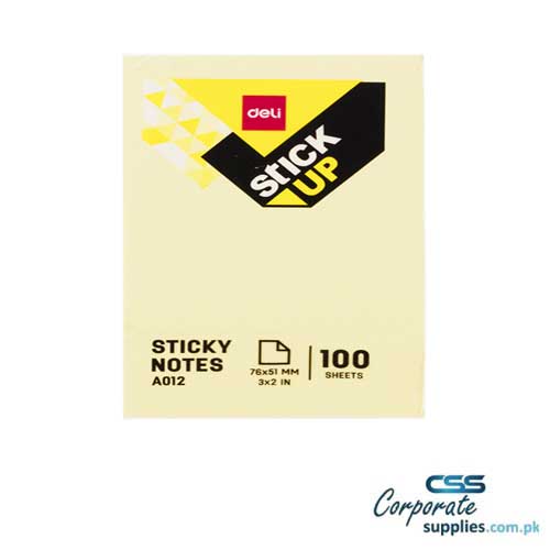 Deli Brand-EA01203 Sticky Notes 100Sheets 4 Color