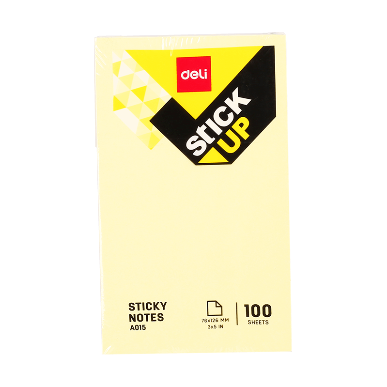 Deli Brand EA01503 Sticky Notes 100Sheets 4 Color
