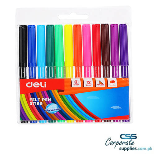 Deli Brand Washable Felt Pen Model E37169
