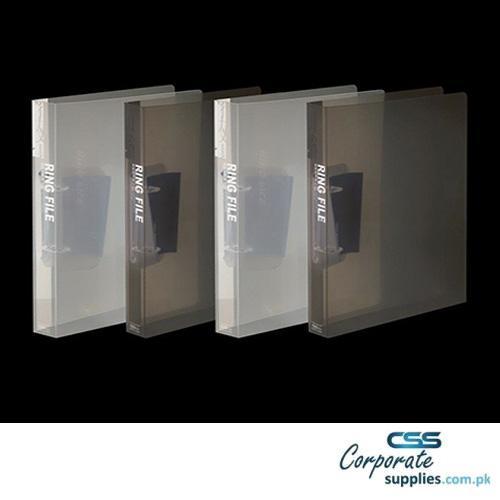 Deli Clear 2 Hole Ring Binder (5381)
