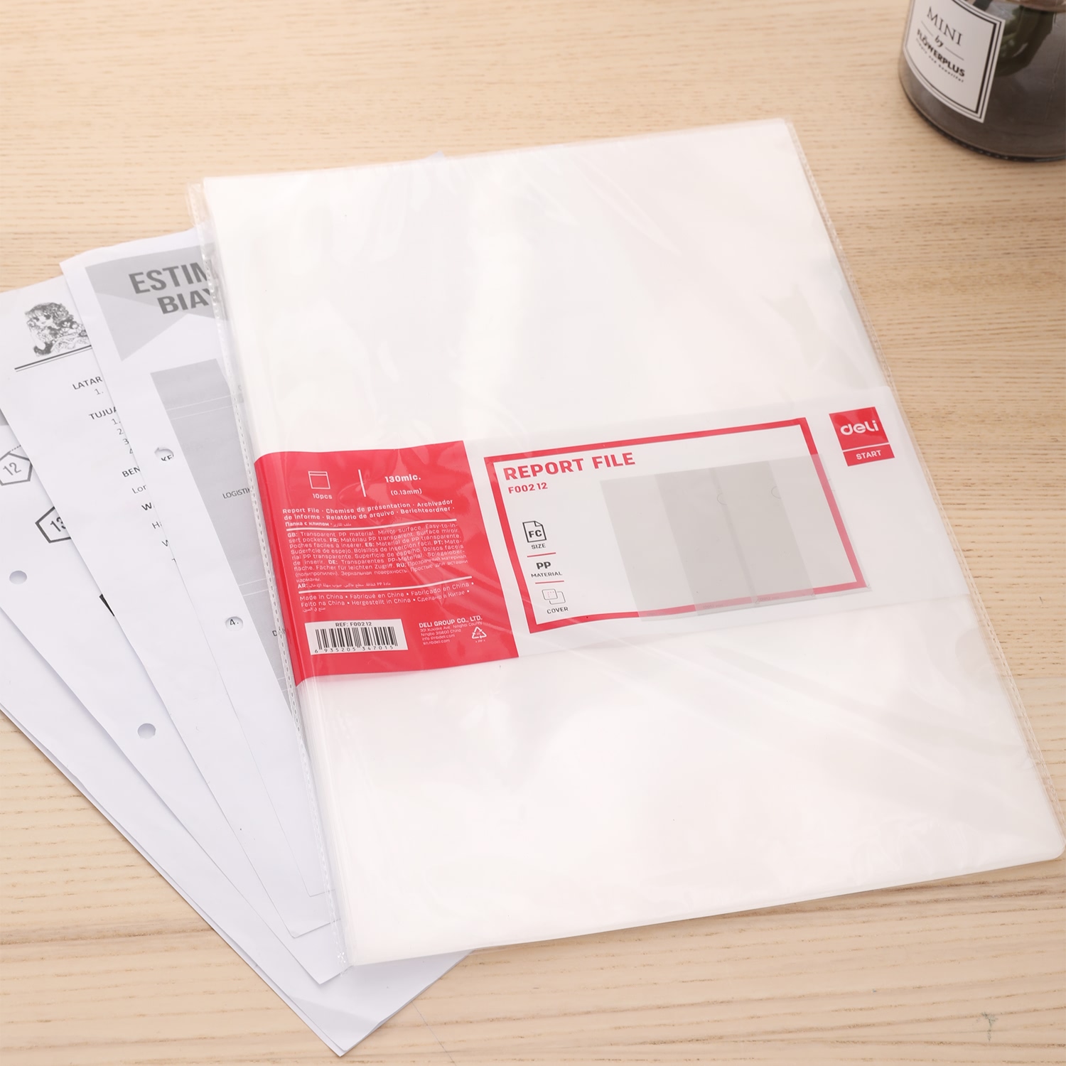 Deli File Bag, Report Cover FC Model no. 00212
