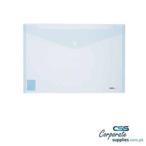 Deli File Bag Snap FC 2C Translucent (E38165)
