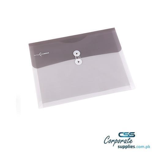 Deli File Bag String Expandable A4 4C Translucent (E5512)
