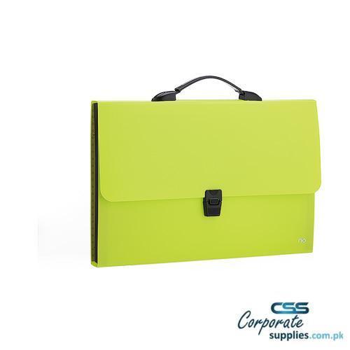 Deli Rio Expanding File Buckled W Handle FC 13 Pockets (EB40402)