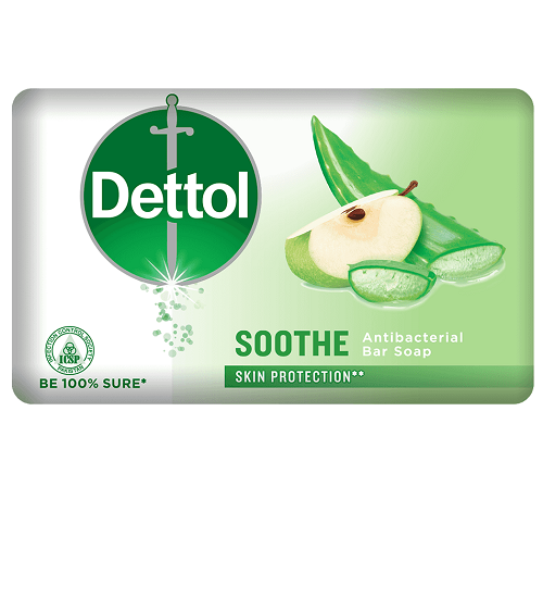 Dettol Antibacterial Soothe Soap - 130gx4