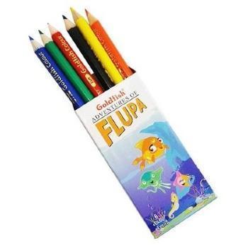 Goldfish Half Color Pencils - 6 Pcs