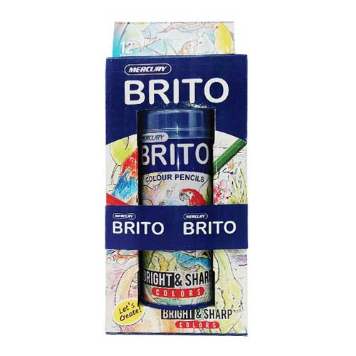 Mercury Brito 12 Color Full Size Tin