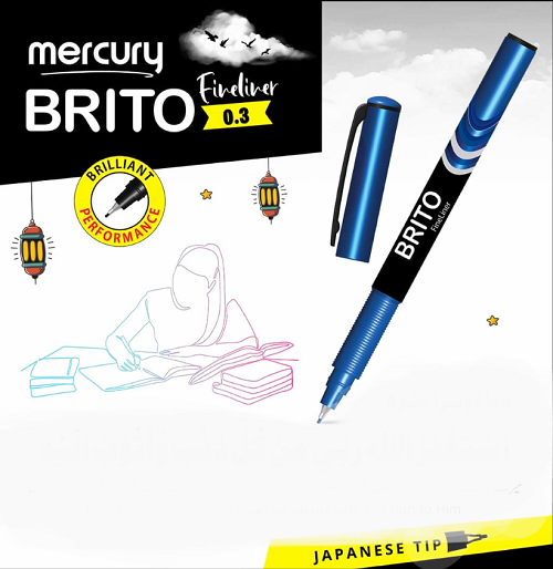 Mercury Brito Fineliner (Display of 24 Pcs)