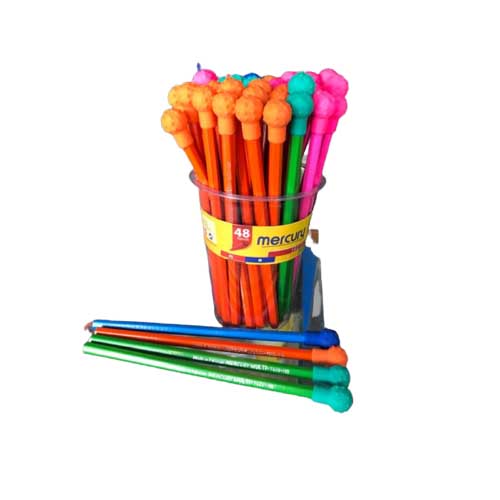 Mercury Joy Pencil With Eraser topper Jar
