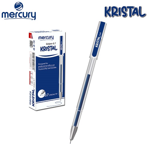 Mercury Kristal Gel Pen (Box Of 10 Pcs) - Red