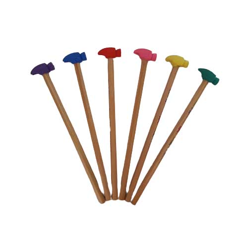 Mercury Multi Natural Pencil With Eraser Jar of 48 Pcs