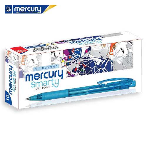 Mercury Smarty Ballpoint (Box of 10 Pcs) - Black