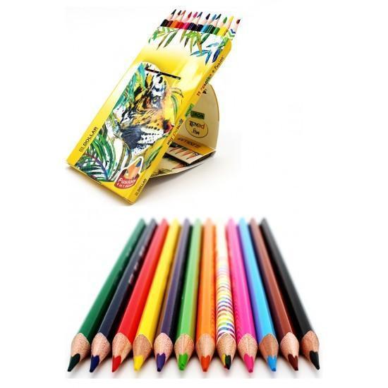 My Pencil Color 12 Pcs Dollar Brand