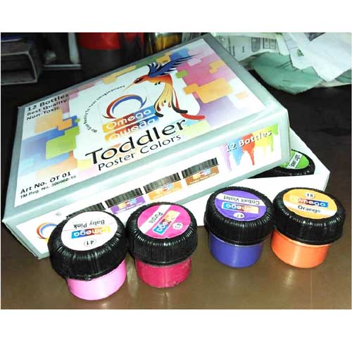Omega Poster Colour Toddler 12 Colour Set