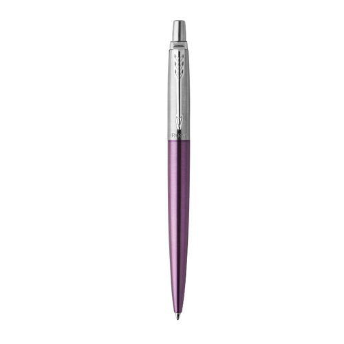 Parker Jotter Victoria Violet CT Finish Blue Ballpoint Pen