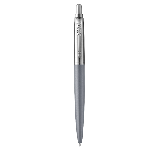 Parker Jotter XL Blue Ballpoint Pen - Matte Grey (CT)
