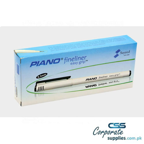 Piano Fineliner Pen Easy Grip - Blue