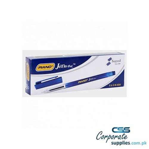 Piano JelFLo Gel Pen - Black