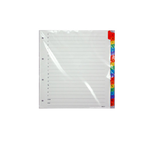 Separator Divider A4 Size A to Z Tab