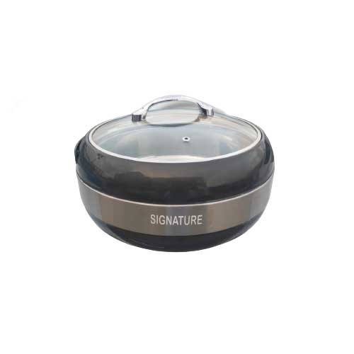Signature Medium Hot Pot With Glass Top - Black