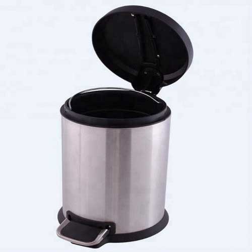 Steel Dustbin With Paddle 8L