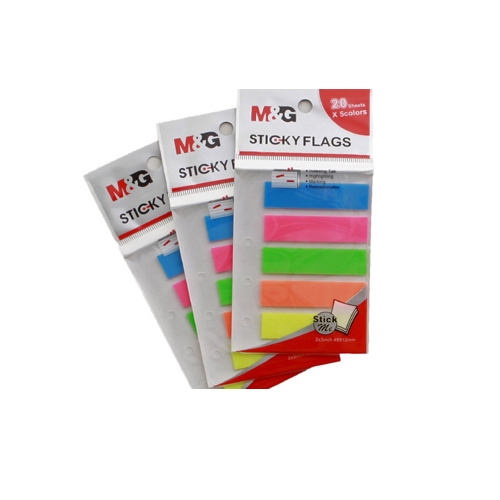 Stick On Note Colorful Flags M&G Brand