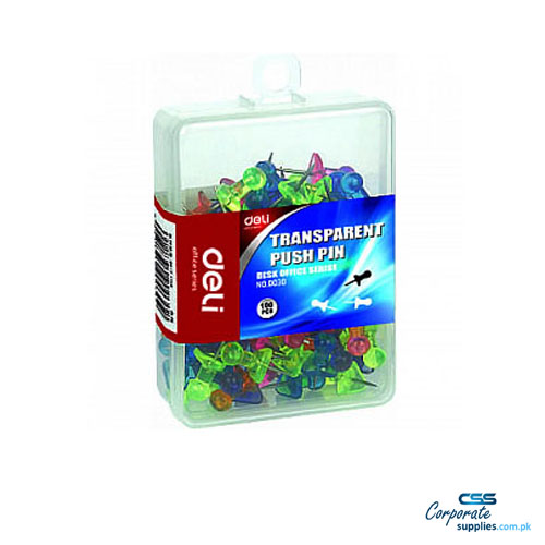 Translucent Color Push Pin Deli Brand (E0030)