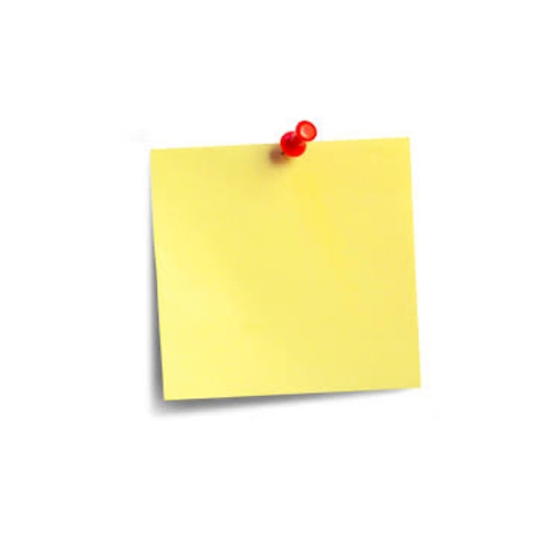 Yellow Sticky Notes Chinese Brand - 3x5" Inches