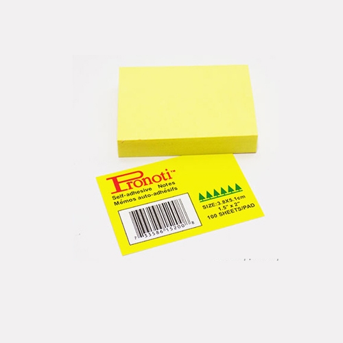 Yellow Sticky Notes Pronoti Brand - 3x4" Inches