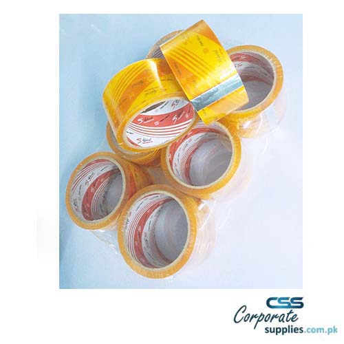 Yellowish Transparent Scotch Tape - 3.0 Inch