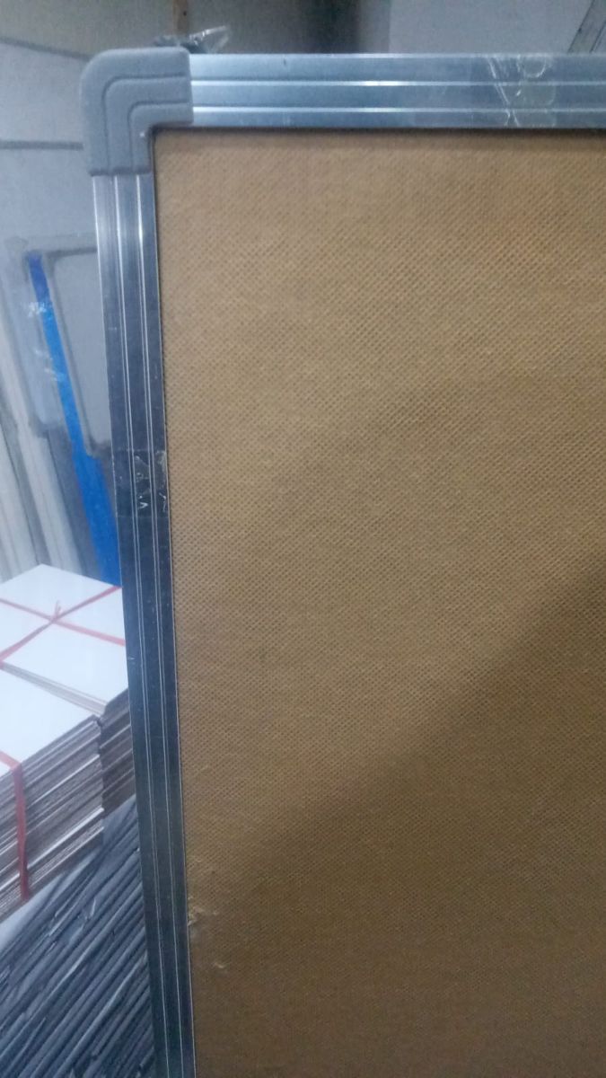 Magnetic whiteboard aluminium frame side profile — strong and lightweight